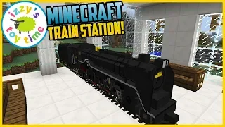 Minecraft TRAIN STATION! Fun Toy Trains