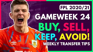 FPL GW24 TRANSFER TIPS! | Buy, Sell, Keep & Avoid for Gameweek 24 Fantasy Premier League 2020-21
