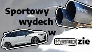 2021 Toyota Corolla GR Hybrid with SSG Performance exhaust system