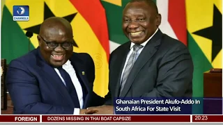 Ghanaian President Akufo Addo In S.Africa For State Visit