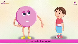 Circle - Rhyme For Kids | Junior KG Rhymes | Periwinkle