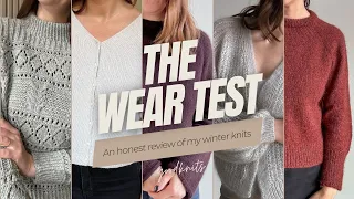 A true story of how my knits fit into my life // The Wear Test: Winter Edition, Sweaters & Cardigans