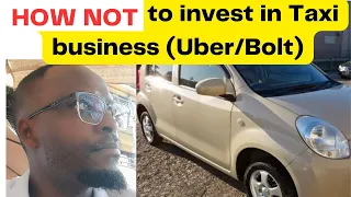 Dont waste money investing in online taxi Uber/Bolt. How to invest in Taxi business like a pro