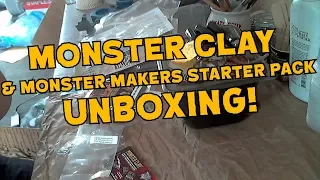Monster Clay Hard and Monster Makers Starter Pack Unboxing and First Impressions