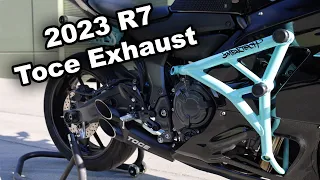 Yamaha  R7 Toce exhaust Install and Review