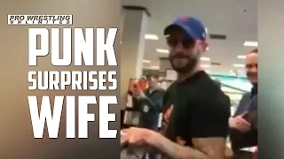 CM Punk Surprises His Wife As A Fan At A Chicago Book Signing