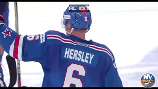 SKA Saint Petersburg at Metallurg Magnitogorsk goal Patrik Hersley OT WINNER