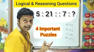 Reasoning Puzzles | Logical & Reasoning Puzzles | Maths Puzzles | imran sir maths