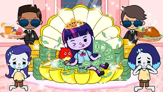 Equestria Girl But Became Rich Because of Gold Bird | My Little Pony In Toca Life World | Toca Boca