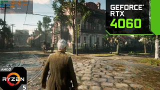 Red Dead Redemption 2 : RTX 4060 + Ryzen 5600 : Ultra Graphics, DLSS ON/OFF