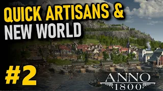 SKIP THROUGH ARTISANS - Anno 1800 MEGACITY Beauty Build | Part 2