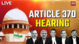 Supreme Court LIVE: Heated Argument In SC Hearing Of Article 370 Abrogation | DY Chandrachud LIVE