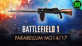 Battlefield 1: Parabellum MG14/17 Review (Weapon Guide) | New BF1 DLC Weapons | BF1 PS4 Gameplay