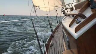 Small Blue Ocean Cruiser Dreamer Trintella 1A Easy sailing from Waddenzee to Vlieland