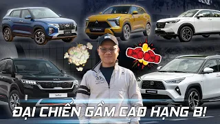 Mua Gầm cao hạng B Nên chọn Xforce, HR-V, Creta, Yaris Cross hay Seltos?