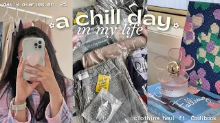 daily diaries ep.25 🌼 chill day in my life, first day of spring, clothing haul + lookbook #Codibook