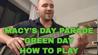 How to play Macy's Day Parade on guitar | Green Day | Chords