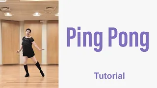 📝 Ping Pong Line Dance (High Intermediate) Tutorial