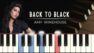 Amy Winehouse - Back To Black (MIDI + synthesia tutorial + piano sheets)