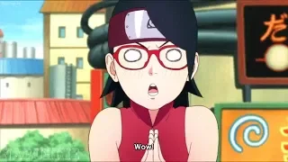 Sarada was shocked by Cho cho Jutsu | Boruto Funny Moment [English Sub] #8