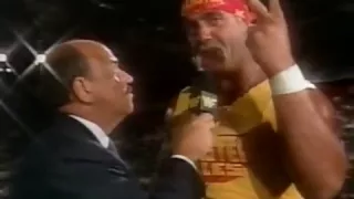 September 14, 1991 WWF Superstars - Hulk Hogan interview about Ric Flair