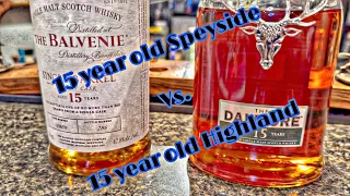 Is one of these really "HOT GARBAGE"? BLIND REVIEW: Balvenie 15 vs. Dalmore 15