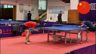 Ma Long, Fan Zhendong, Lin Yun-Ju, Tomokazu Harimoto warm-up in Cheng Du | 2019 Men's World Cup