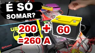 Como SOMAR corrente da BATERIA com a da FONTE AUTOMOTIVA - Isso dá certo?