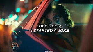 Bee Gees; I Started A Joke - sub español