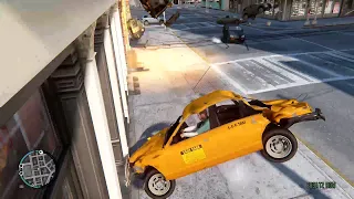 In traffic speeds of 999,999,999, going around Algonquin！- GTA4