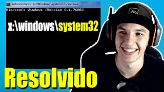 Corrigir erro X:WINDOWSSYSTEM32 RESOLVIDO