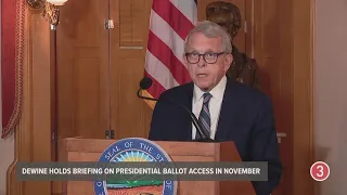 Ohio Gov. Mike DeWine calls for special session of General Assembly to ensure Biden is on ballot