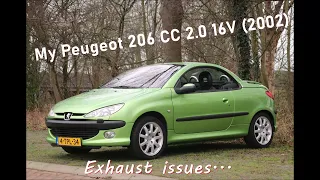 Peugeot 206CC : exhaust issues