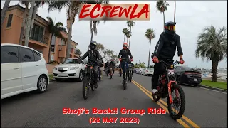 ECrewLA - Shoji's Back!! Group Ride (28 MAY 2023)