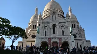 PARYŻ -Bazylika SACRE-COEUR - Wzgórze MONTMARTRE - ─═◕◕◕═─ PARIS - SACRE COEUR - MONTMARTRE hill