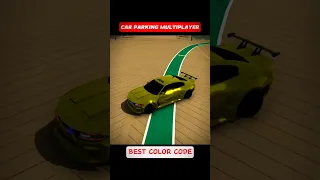 BEST COLOR CODES🔥 II CAR PARKING MULTIPLAYER II #carparkingmultiplayer #olzhassgames #cpm #colors