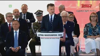 Przemówienie min. M. Błaszczaka w Uroczystość Wojska Polskiego (15.08.2020)