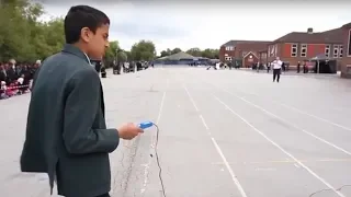 Model Rocket Car Sets Guinness World Record in School Playground!