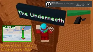 Tower of Hell - Easy | Underneath obby (Complete) | Roblox