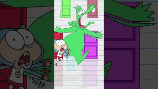 Unicorn Door Chase! (animation meme) #boyanddragon #shorts