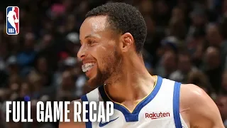 WARRIORS vs TIMBERWOLVES | Stephen Curry Drops 36 Points In Minnesota | March 19, 2019