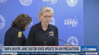 Tampa city officials hold briefing on Hurricane Ian preparations