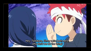 soma make tadokoro say 'DIG IN' Food Wars/Shokugeki no Souma