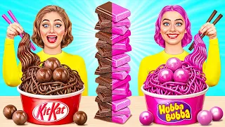 Desafío Comida de Chicle vs de Chocolate | Momentos Divertidos por Trend DO Challenge