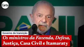 LULA ANUNCIA OS PRIMEIROS NOMES DOS MINISTÉRIOS | Governo de Transição