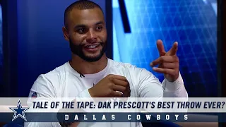 Tale of the Tape: Dak Prescott's Best Throw Ever? | Dallas Cowboys 2019