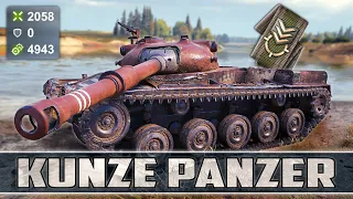 World of Tanks Kunze Panzer - Avoid EBR, then scout, 7K combined on Malinovka