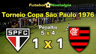 São Paulo (5) 1 x 1 (4) Flamengo - 30-01-1976 ( Torneio Copa São Paulo )