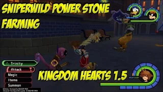 KINGDOM HEARTS 1.5 PS4 Easy Sniperwild Power Stone farming method
