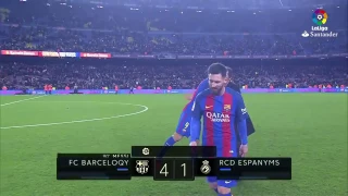 Краткий обзор матча Барселона 4 - 1 Эспаньол Ла Лига 2016/17 16 тур